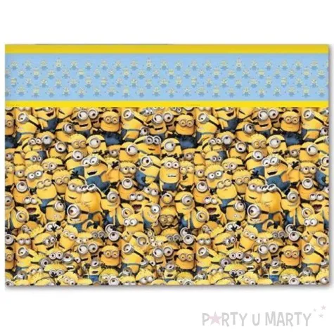 obrus foliowy lovely minions procos 120x180 cm