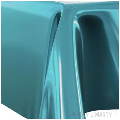 obrus foliowy metaliczny blekitny primot 137x183 cm