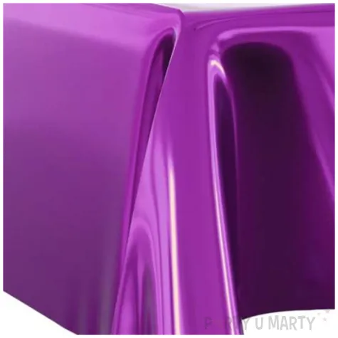 obrus foliowy metaliczny fioletowy primot 137x183 cm