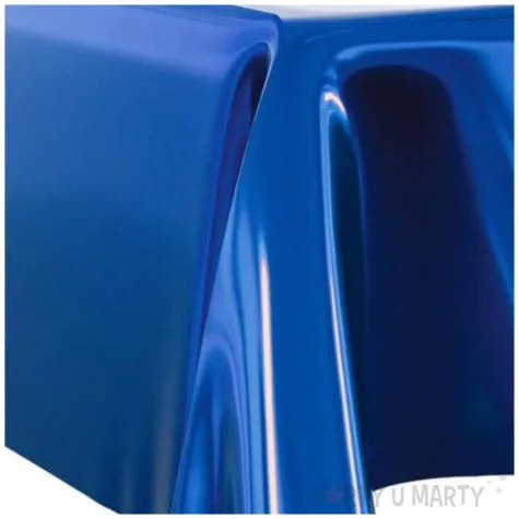 obrus foliowy metaliczny granatowy primot 137x183 cm