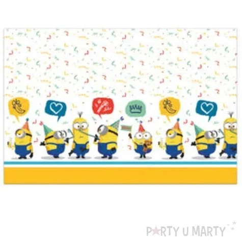 obrus foliowy minionki the rise of gru procos 180x120 cm