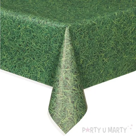 obrus foliowy pilka nozna trawa boiska zielony unique 137x274 cm