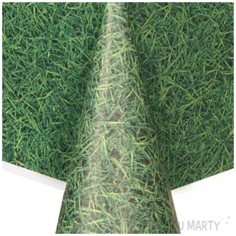 obrus foliowy pilka nozna trawa boiska zielony unique 137x274 cm