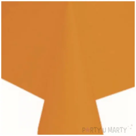 obrus foliowy pumpkin pomaranczowy amscan 274x137 cm