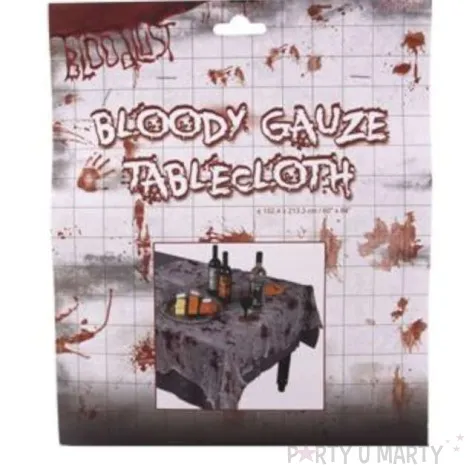 obrus krwawe slady halloween funnyfashion 213 x 152 cm