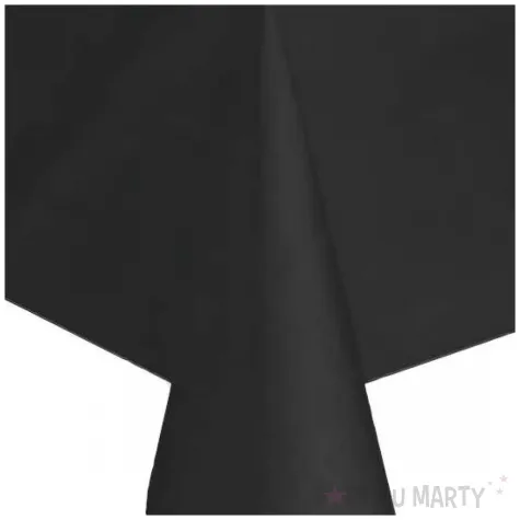 obrus materialowy classic czarny matowy partydeco 300 x 180 cm