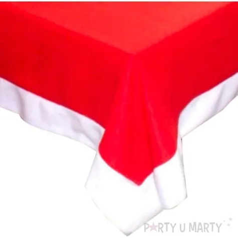 obrus materialowy swiateczny mikolaj carnivaltoys 180x130 cm