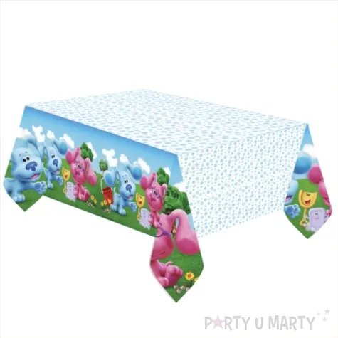 obrus papierowy blues clues sladem blue amscan 180x120 cm