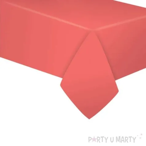 obrus papierowy classic koralowy godan 183 x 132 cm