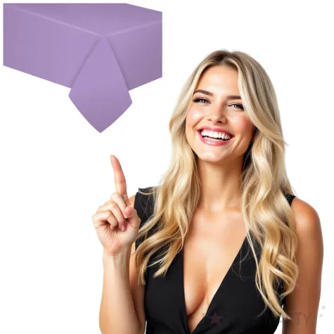 obrus papierowy classic lawendowy godan 183 x 132 cm