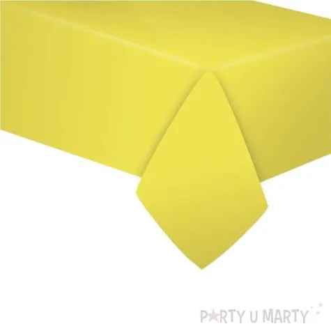 obrus papierowy classic zolty godan 183 x 132 cm