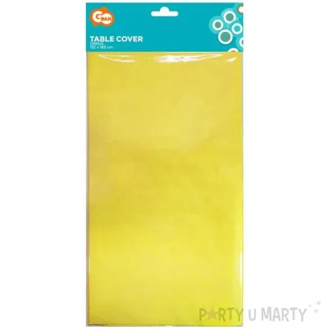 obrus papierowy classic zolty godan 183 x 132 cm