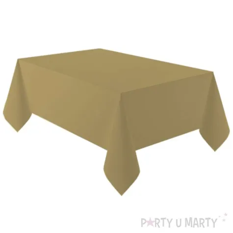 obrus papierowy creme brulee bezowy amscan 274x137 cm