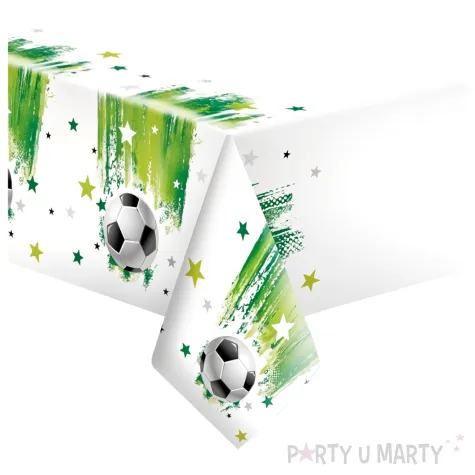 obrus papierowy pilka nozna maki 180 x 120 cm