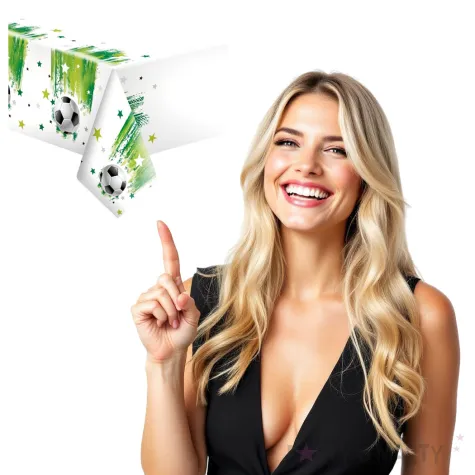 obrus papierowy pilka nozna maki 180 x 120 cm