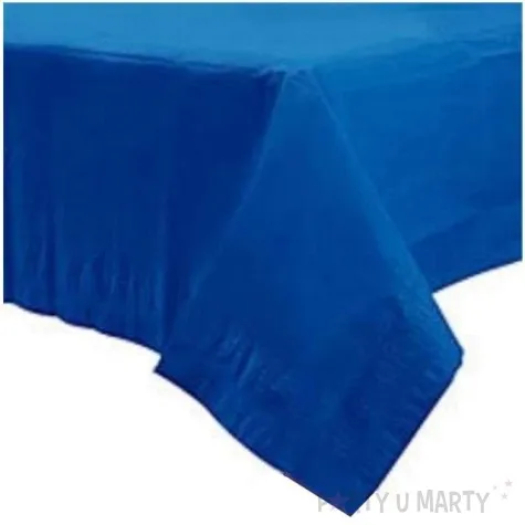 obrus papierowy premium niebieski amscan 274 x 137 cm