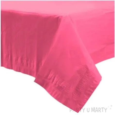 obrus papierowy premium rozowy amscan 274 x 137 cm