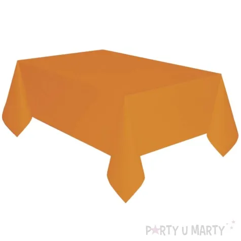obrus papierowy pumpkin pomaranczowy amscan 274x137 cm