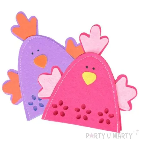 ocieplacz na jajka kurczaki fioletowy arpex 2 szt