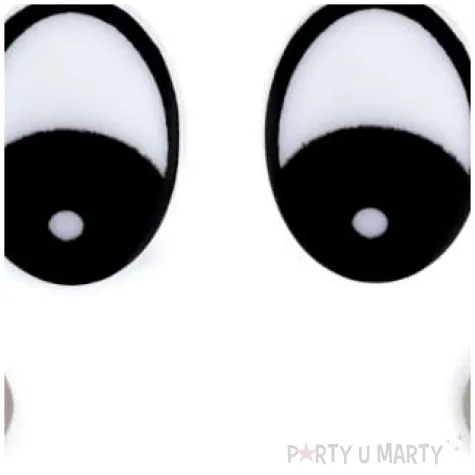 oczka bezpieczne bajkowe czarne stoklasa 16x21 mm