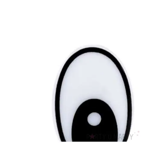 oczka bezpieczne bajkowe czarne stoklasa 19x29 mm