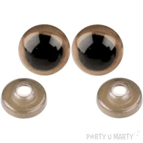 oczka bezpieczne classic brazowe stoklasa 14 mm 2 szt