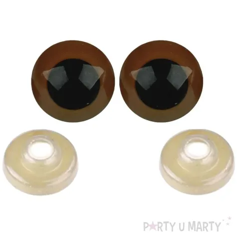 oczka bezpieczne classic brazowy brewis 12 mm 10 szt