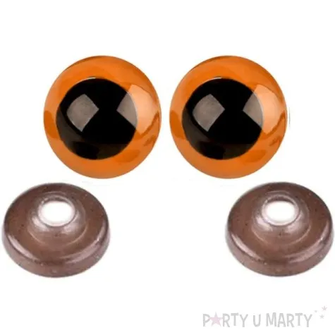 oczka bezpieczne classic pomaranczowe stoklasa 26 mm 2 szt