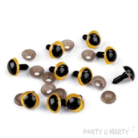 oczka bezpieczne kocie oczy brazowe stoklasa 14 mm 2 szt