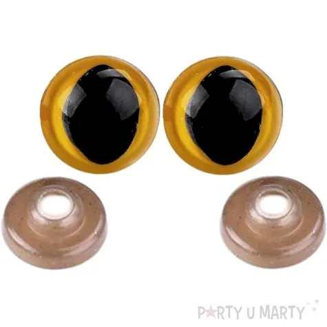 oczka bezpieczne kocie oczy brazowe stoklasa 14 mm 2 szt