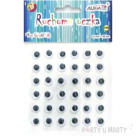 oczka ruchome aliga 10 mm 36 szt