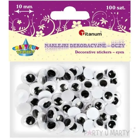 oczka samoprzylepne classic titanum 10 mm 100 szt