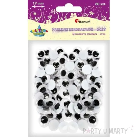 oczka samoprzylepne classic titanum 12 mm 80 szt