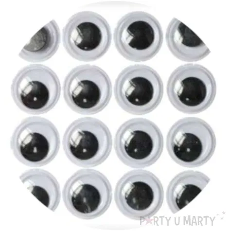 oczka samoprzylepne ruchome titanum 15 mm 16 szt