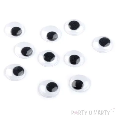 oczy samoprzylepne ruchome 18 mm 10 szt
