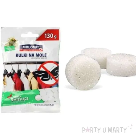 odstraszacz na mole kulki sosnowe molomit 130g