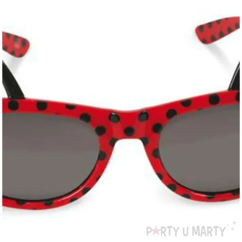 okulary party biedronka czerwone fries