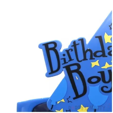 okulary party birtday boy z wasem niebieski tamipol