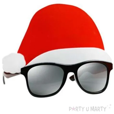 okulary party czapka mikolaja arpex