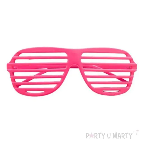okulary party disco rozowe widmann