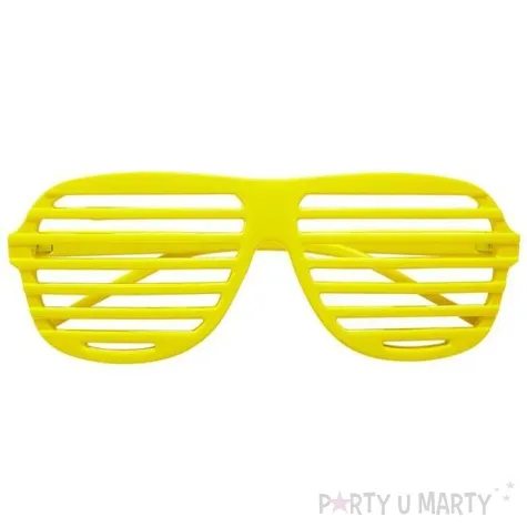 okulary party disco zolte widmann