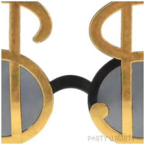 okulary party dolary zlote godan