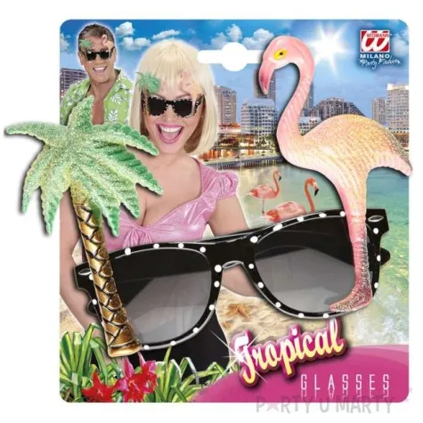 okulary party flaming z palma hawajskie widmann