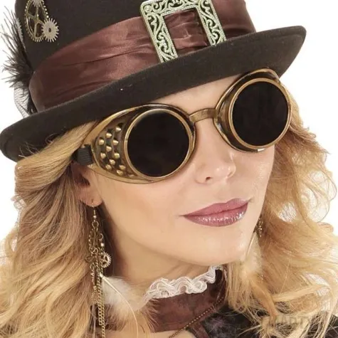 okulary party gogle steampunk widmann