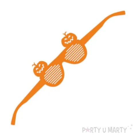 okulary party halloween dynie papierowe 6 szt