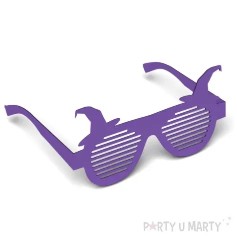 okulary party halloween kapelusze papierowe 6 szt