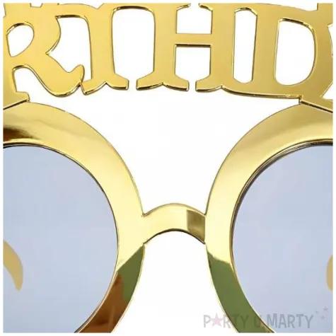 okulary party happy birthday zloty godan