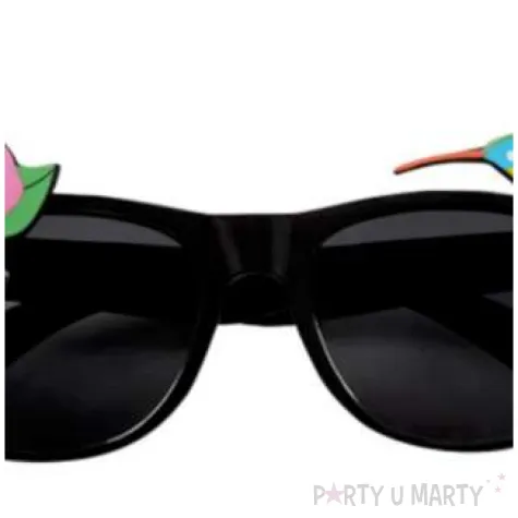 okulary party hawajski ptak z kwiatem boland