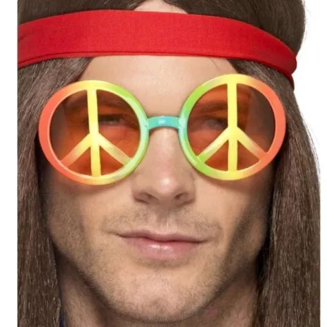 okulary party hipisowska pacyfka multicolor smiffys