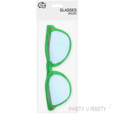okulary party jumbo zielone godan